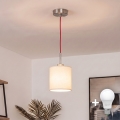Brilagi - NUBILA Cable-Suspended LED Pendant 1xE27/60W/230V Ø 14 cm red/cream