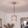 Brilagi - NUBILA Cable‑Suspended LED Pendant, 1x E27/60W/230V, Ø 14 cm, Black/Light Grey
