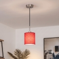 Brilagi - NUBILA LED cable pendant 1xE27/60W/230V Ø 14 cm black/red