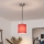 Brilagi - NUBILA LED cable pendant 1xE27/60W/230V Ø 14 cm black/red
