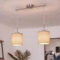 Brilagi - NUBILA LED Cable Pendant 2xE27/60W/230V, Light Brown