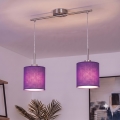 Brilagi - NUBILA LED Cable Pendant 2xE27/60W/230V Purple