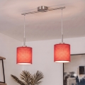 Brilagi - NUBILA LED Cable Pendant 2xE27/60W/230V Red