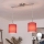 Brilagi - NUBILA LED Cable Pendant 2xE27/60W/230V Red