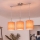 Brilagi - NUBILA LED cable pendant 3xE27/60W/230V orange