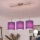 Brilagi - NUBILA LED Cable Pendant 3xE27/60W/230V Purple