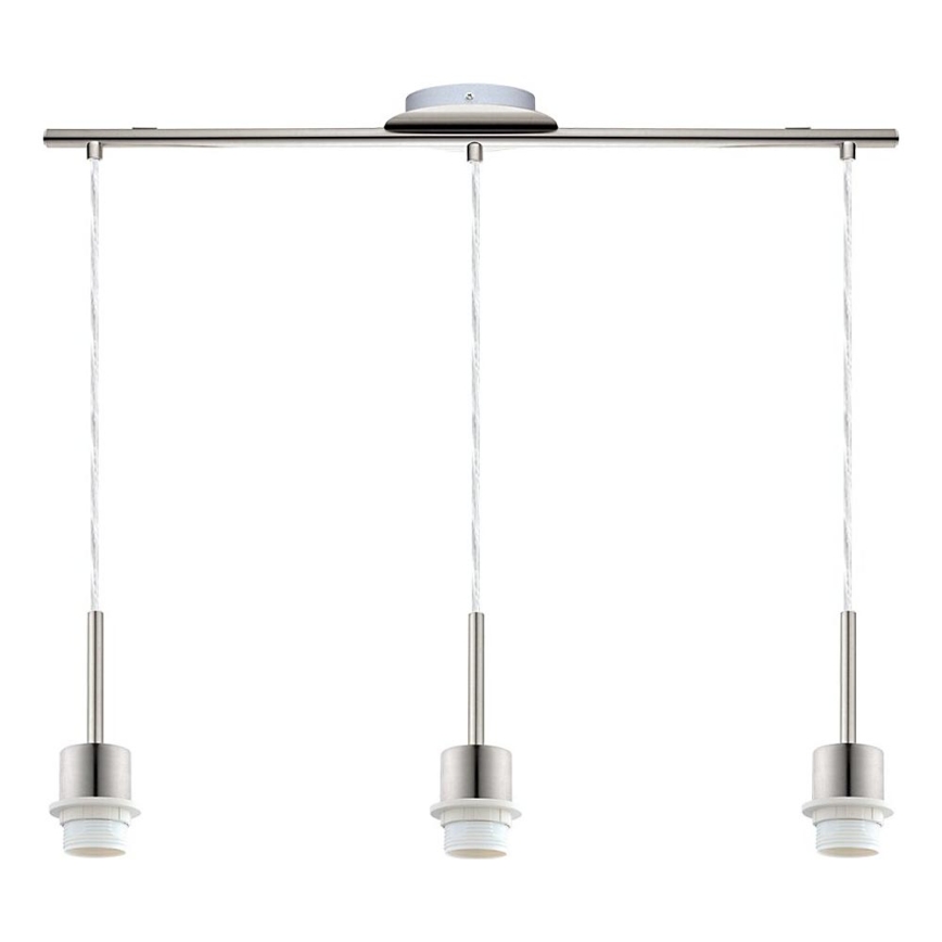 Brilagi - NUBILA LED cable pendant 3xE27/60W/230V, yellow