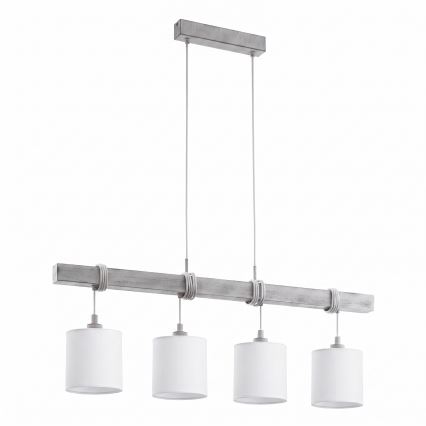 BRILAGI - NUBILA LED Cable Pendant 4xE27/60W/230V gray/white