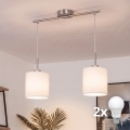 Brilagi - NUBILA LED cable pendant lamp 2xE27/60W/230V, white