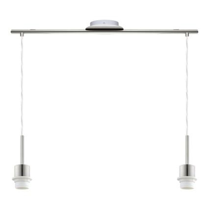 Brilagi - NUBILA LED cable pendant lamp 2xE27/60W/230V, white