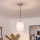 Brilagi - NUBILA LED cable-suspended pendant 1xE27/60W/230V dia. 14 cm black/white