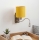 Brilagi - NUBILA LED Flexible Wall Lamp 1xE27/25W/230V + LED/3W matte chrome/yellow