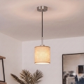 Brilagi - NUBILA LED pendant lamp on cable 1xE27/60W/230V diam. 14 cm black/light brown