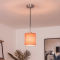 Brilagi - NUBILA LED pendant light on cable, 1xE27/60W/230V, Ø 14 cm, black/orange