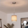 Brilagi - NUBILA LED pendant light on cable 1xE27/60W/230V, Ø 14 cm, brown