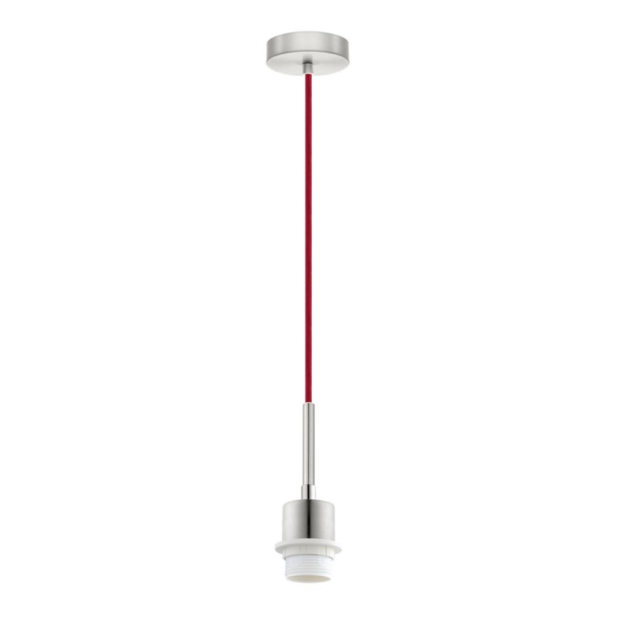 Brilagi - NUBILA LED pendant light on cable 1xE27/60W/230V Ø 14 cm red