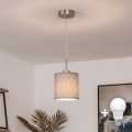 Brilagi - NUBILA LED Pendant Light on Cord, 1x E27/60W/230V, Ø 14 cm, Grey