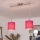 Brilagi - NUBILA LED pendant light suspended on cable, 2x E27/60W/230V, pink