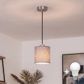 Brilagi - NUBILA LED Pendant on Cable 1xE27/60W/230V Ø 14 cm Black/Grey