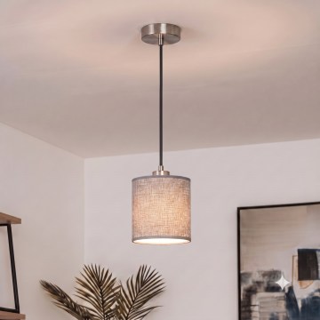 Brilagi - NUBILA LED Pendant on Cable 1xE27/60W/230V Ø 14 cm Black/Grey