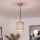 Brilagi - NUBILA LED Pendant on Cable 1xE27/60W/230V Ø 14 cm Black/Grey