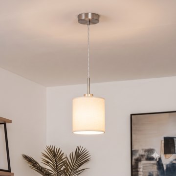 Brilagi - NUBILA LED pendant on cable 1xE27/60W/230V Ø 14 cm cream