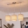 Brilagi - NUBILA LED Pendant on Cable, 3x E27/60W/230V, Light Brown