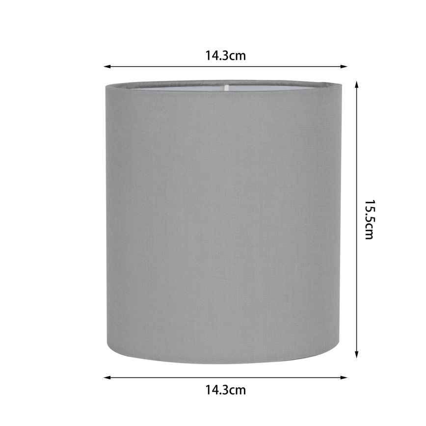 Brilagi - NUBILA Universal Lampshade E27 15,5x14 cm, Light Grey