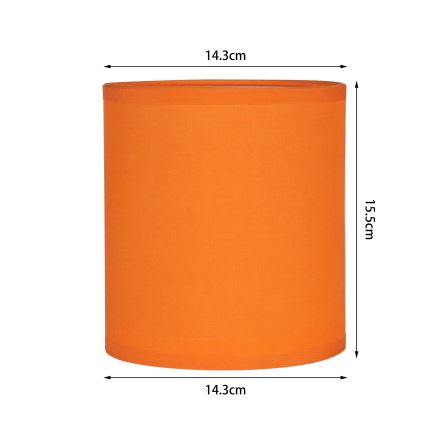 Brilagi - NUBILA Universal Lampshade E27 15.5x14 cm orange