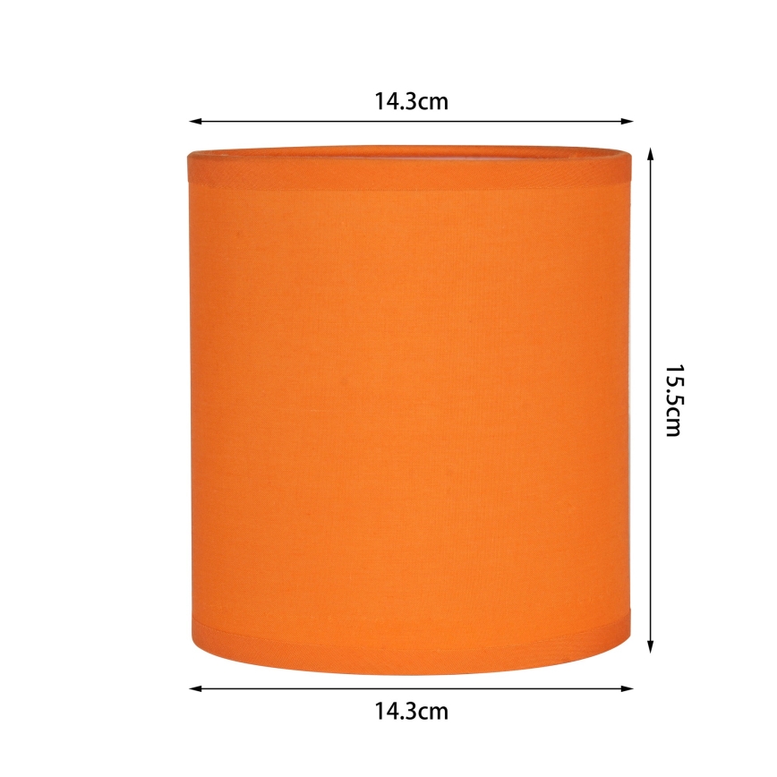Brilagi - NUBILA Universal Lampshade E27 15.5x14 cm orange