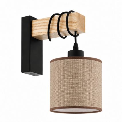 BRILAGI - NUBILA Wall light 1xE27/60W/230V brown/black