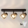 Brilagi - NUGGET LED RGBW Dimmable Triple Spotlight 3x GU10/4,8W/230V Black/Gold