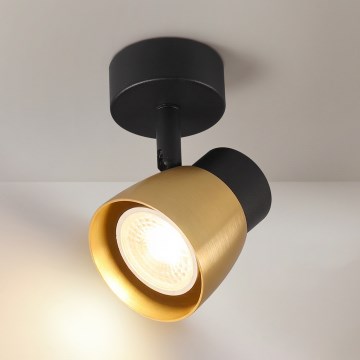Brilagi - NUGGET Spotlight 1xGU10/30W/230V Black/Gold