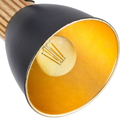 Brilagi - ODENSE Spotlight 2x E14/10W/230V Wood/Black