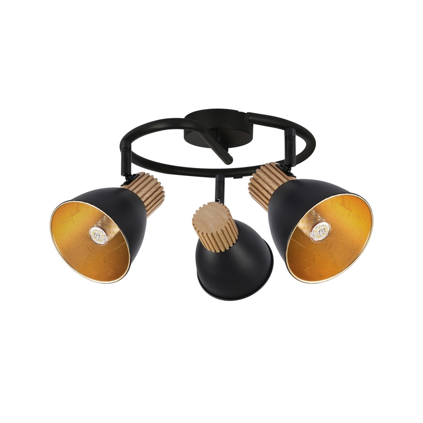 Brilagi - ODENSE Spotlight 3xE14/10W/230V Wood/Black