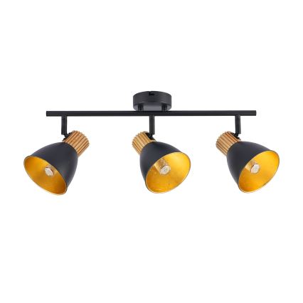 Brilagi - ODENSE Spotlight 3xE14/10W/230V Wood/Black