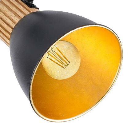 Brilagi - ODENSE Spotlight 4xE14/10W/230V Rubberwood/Black