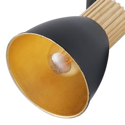 Brilagi - ODENSE Spotlight 4xE14/10W/230V Rubberwood/Black