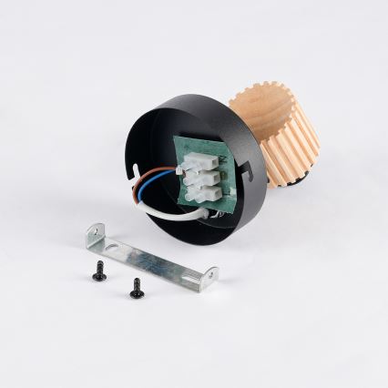 Brilagi - ODENSE wall-mounted spotlight 1xE14/10W/230V rubberwood/black