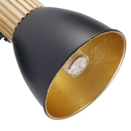 Brilagi - ODENSE Wall-mounted Spotlight 1xE14/10W/230V Wood/Black
