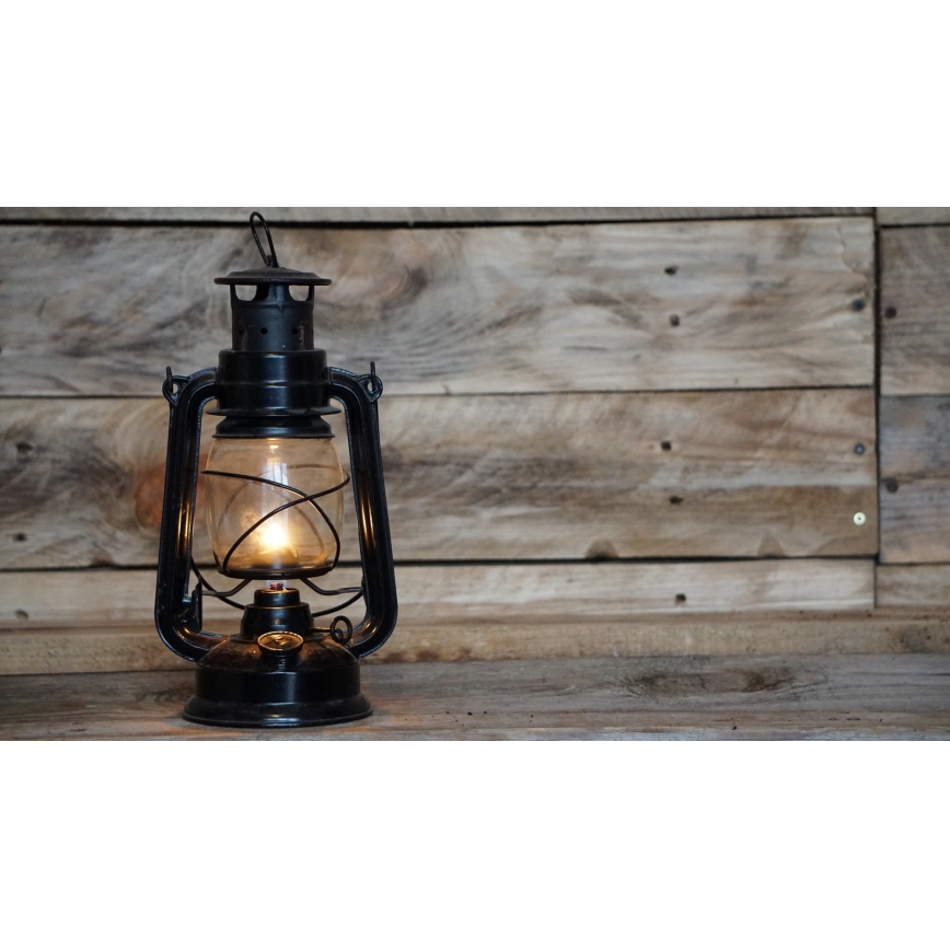 Brilagi - Oil lamp LANTERN 24,5 cm black