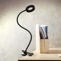 Brilagi - ORBELA Dimmable LED Clip-On Lamp LED/8W/5V 3000/4000/5000K Black