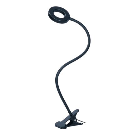 Brilagi - ORBELA Dimmable LED Clip-On Lamp LED/8W/5V 3000/4000/5000K Black