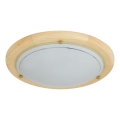 Brilagi - ORBIS Ceiling Light 1xE27/60W/230V, Ø 30 cm, Pine