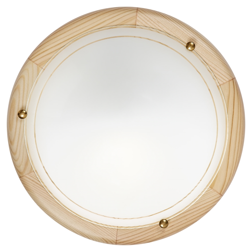 Brilagi - ORBIS Ceiling Light 1xE27/60W/230V, Ø 30 cm, Pine