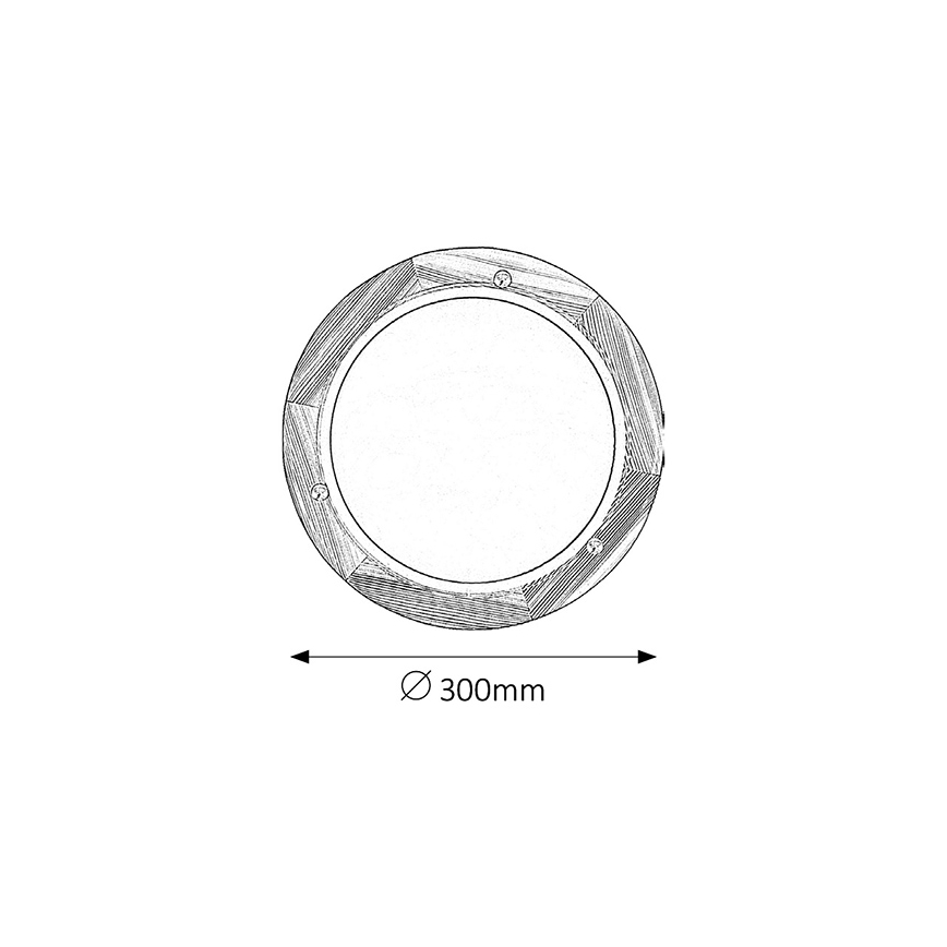 Brilagi - ORBIS Ceiling Light 1xE27/60W/230V, Ø 30 cm, Pine