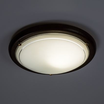 Brilagi - ORBIS Ceiling Light 1xE27/60W/230V, Ø 30 cm, Pine