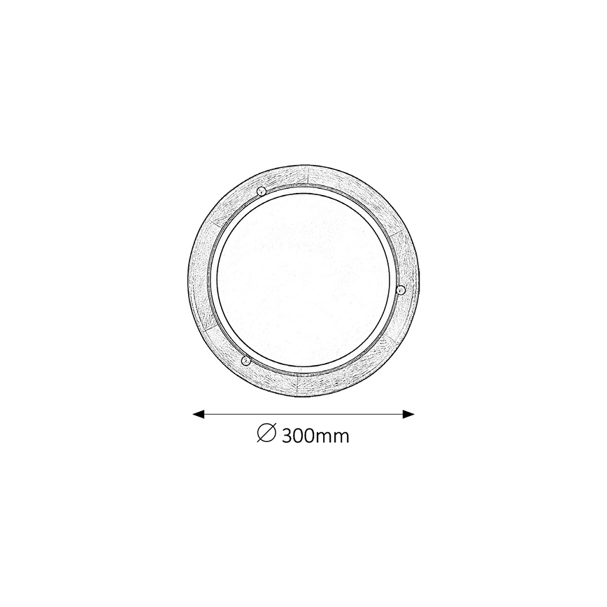 Brilagi - ORBIS Ceiling Light 1xE27/60W/230V, Ø 30 cm, Pine
