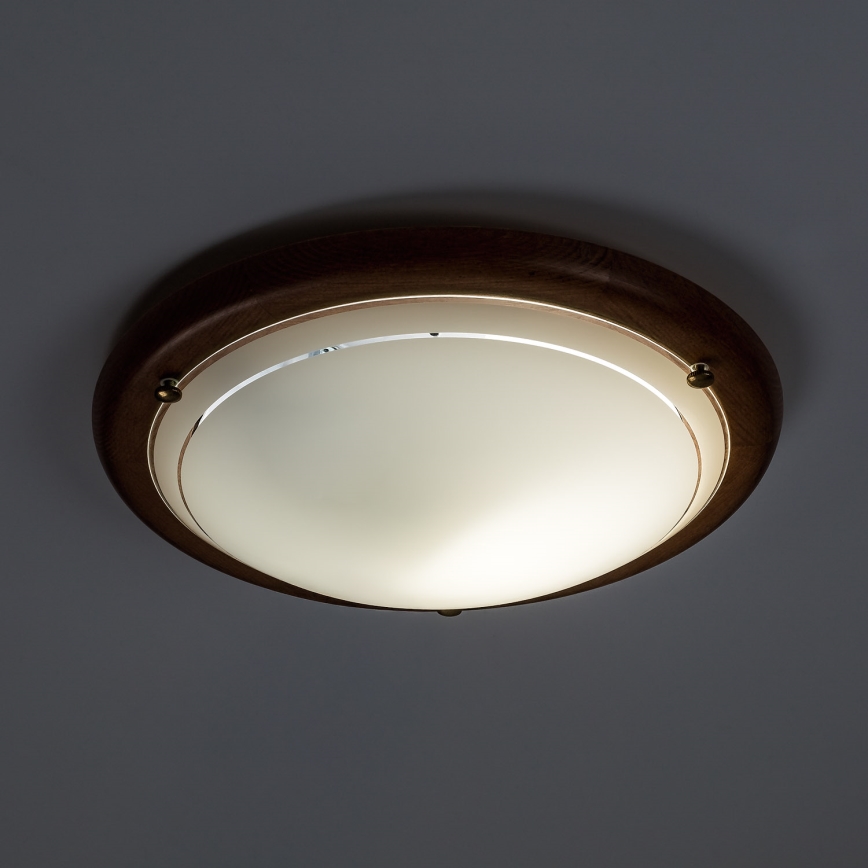 Brilagi - ORBIS Ceiling Light 1xE27/60W/230V, Ø 30 cm, Pine