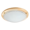 Brilagi - ORBIS Ceiling Light 2xE27/60W/230V, 38 cm diameter, pine